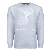 Heather Grey Cabaret Voltaire Minimal Style Graphic Artwork Design gift Premium Sweatshirt - FloraArt