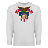 Dove Grey United States, Military Academy Premium Sweatshirt - FloraArt