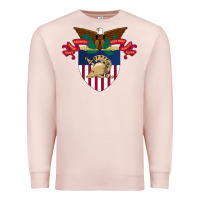 Pale Pink United States, Military Academy Premium Sweatshirt - FloraArt