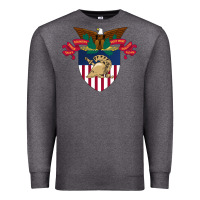 Charcoal Heather United States, Military Academy Premium Sweatshirt - FloraArt