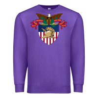 Purple United States, Military Academy Premium Sweatshirt - FloraArt