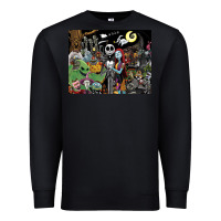 Black nightmare before christmas Premium Sweatshirt - FloraArt