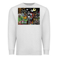 Oatmeal Heather nightmare before christmas Premium Sweatshirt - FloraArt