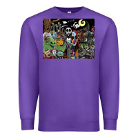 Purple nightmare before christmas Premium Sweatshirt - FloraArt