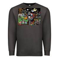 Smoke nightmare before christmas Premium Sweatshirt - FloraArt