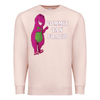 Pale Pink commit tax fraud essential Premium Sweatshirt - FloraArt