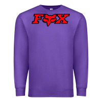 Purple fox Premium Sweatshirt - FloraArt