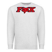 Oatmeal Heather fox Premium Sweatshirt - FloraArt