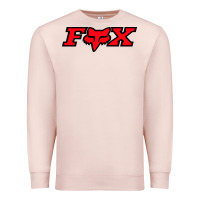 Pale Pink fox Premium Sweatshirt - FloraArt