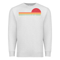 Oatmeal Heather Rowing . Retro Style  For Rower Premium Sweatshirt - FloraArt