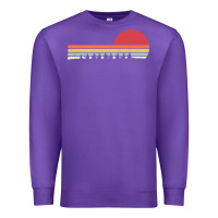 Purple Rowing . Retro Style  For Rower Premium Sweatshirt - FloraArt