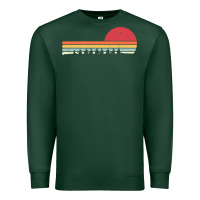 Sports Green Rowing . Retro Style  For Rower Premium Sweatshirt - FloraArt