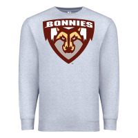 Heather Grey st. bonaventure bonnies Premium Sweatshirt - FloraArt
