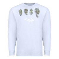 White ELEKTRA STAIND Premium Sweatshirt - FloraArt