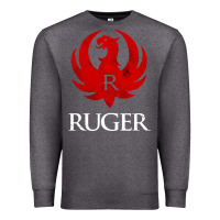 Charcoal Heather vintage ruger Premium Sweatshirt - FloraArt