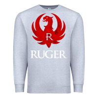 Heather Grey vintage ruger Premium Sweatshirt - FloraArt