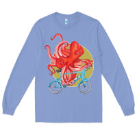Colony Blue Cycling octopus Long Sleeve Tee - Bettercallsaul