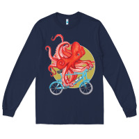 Cycling Octopus Long Sleeve Tee | Teevron