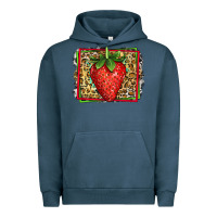 Pigment Midnight Navy strawberry summer Urban Hoodie - Jasminsmagicworld