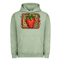 Pigment Oil Green strawberry summer Urban Hoodie - Jasminsmagicworld