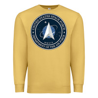 Antique Gold Official United States Space Force USSF Military Patch Premium Sweatshirt - FloraArt