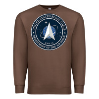 Chestnut Official United States Space Force USSF Military Patch Premium Sweatshirt - FloraArt