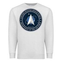 Oatmeal Heather Official United States Space Force USSF Military Patch Premium Sweatshirt - FloraArt