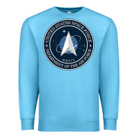 Ocean Blue Official United States Space Force USSF Military Patch Premium Sweatshirt - FloraArt