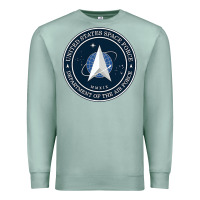 Seafoam Official United States Space Force USSF Military Patch Premium Sweatshirt - FloraArt