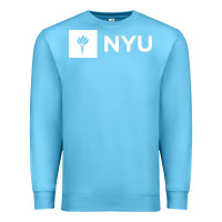 Ocean Blue nyu new york university Premium Sweatshirt - FloraArt