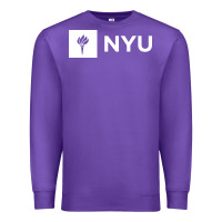 Purple nyu new york university Premium Sweatshirt - FloraArt
