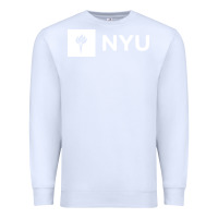 White nyu new york university Premium Sweatshirt - FloraArt