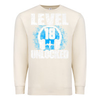 Sandshell Level 18 Unlocked Birthday 18 Years Gamer Premium T Shirt Premium Sweatshirt - FloraArt