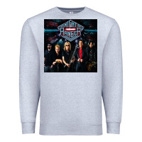 Heather Grey night ranger 3 copy Premium Sweatshirt - FloraArt