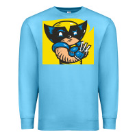 Ocean Blue snikt i, wolverine Premium Sweatshirt - FloraArt