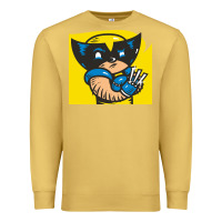 Antique Gold snikt i, wolverine Premium Sweatshirt - FloraArt