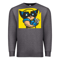 Charcoal Heather snikt i, wolverine Premium Sweatshirt - FloraArt