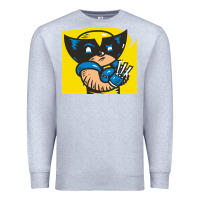 Heather Grey snikt i, wolverine Premium Sweatshirt - FloraArt