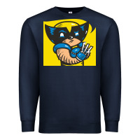 Navy snikt i, wolverine Premium Sweatshirt - FloraArt