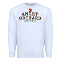White Official Merchandise of Angry Orchard Hard Cider .png Premium Sweatshirt - FloraArt