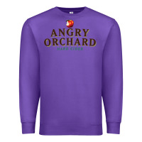 Purple Official Merchandise of Angry Orchard Hard Cider .png Premium Sweatshirt - FloraArt