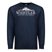 Navy whistler british columbia shirt long sleeve, mountain tee Premium Sweatshirt - FloraArt