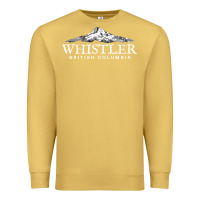 Antique Gold whistler british columbia shirt long sleeve, mountain tee Premium Sweatshirt - FloraArt