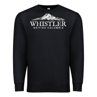 Black whistler british columbia shirt long sleeve, mountain tee Premium Sweatshirt - FloraArt