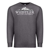 Charcoal Heather whistler british columbia shirt long sleeve, mountain tee Premium Sweatshirt - FloraArt
