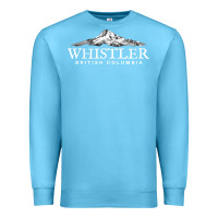 Ocean Blue whistler british columbia shirt long sleeve, mountain tee Premium Sweatshirt - FloraArt