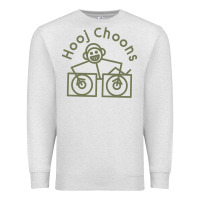 Oatmeal Heather Hooj Choons (Olive Green) Premium Sweatshirt - FloraArt