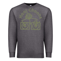 Charcoal Heather Hooj Choons (Olive Green) Premium Sweatshirt - FloraArt