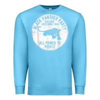 Ocean Blue oakland california 1966 black panther party   dist Premium Sweatshirt - FloraArt