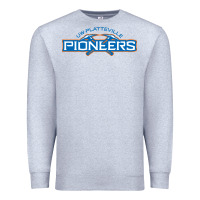 Heather Grey wisconsin platteville pioneers Premium Sweatshirt - FloraArt